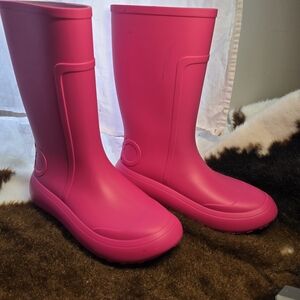 Salvatore Ferragamo HOT Pink rubberboots